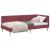 Cadru de pat colțar Altele cu headboard bordo 90 x 190 cm GartenMobel Dekor