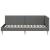 Cadru de pat colțar Altele cu headboard Gri închis 90 x 200 cm GartenMobel Dekor