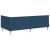 Cadru de pat colțar Altele cu headboard albastru 90 x 200 cm GartenMobel Dekor