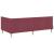 Cadru de pat colțar Altele cu headboard bordo 100 x 200 cm GartenMobel Dekor