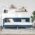 Cadru de pat colțar Altele cu headboard albastru 100 x 200 cm GartenMobel Dekor