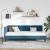 Cadru de pat colțar Altele cu headboard albastru 90 x 190 cm GartenMobel Dekor