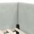 Cadru de pat colțar Altele cu headboard Gri deschis 90 x 190 cm GartenMobel Dekor