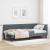 Cadru de pat colțar Altele cu headboard Gri închis 90 x 190 cm GartenMobel Dekor