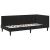 Cadru de pat colțar Altele cu headboard Negru 90 x 190 cm GartenMobel Dekor