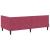 Cadru de pat colțar Altele cu headboard bordo 90 x 200 cm GartenMobel Dekor