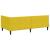 Cadru de pat colțar Altele cu headboard Galben 90 x 200 cm GartenMobel Dekor