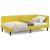 Cadru de pat colțar Altele cu headboard Galben 90 x 200 cm GartenMobel Dekor