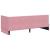 Cadru de pat colțar cu headboard Roz 80 x 200 cm Catifea GartenMobel Dekor