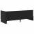 Cadru de pat colțar cu headboard Negru 80 x 200 cm Catifea GartenMobel Dekor
