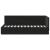 Cadru de pat colțar cu headboard Negru 80 x 200 cm Catifea GartenMobel Dekor