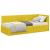 Cadru de pat colțar cu headboard Galben 80 x 200 cm Catifea GartenMobel Dekor