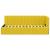 Cadru de pat colțar cu headboard Galben 80 x 200 cm Catifea GartenMobel Dekor