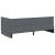 Cadru de pat colțar cu headboard Gri închis 90 x 190 cm Catifea GartenMobel Dekor