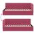 Cadru de pat colțar cu headboard bordo 90 x 190 cm Catifea GartenMobel Dekor
