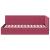 Cadru de pat colțar cu headboard bordo 90 x 190 cm Catifea GartenMobel Dekor