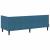 Cadru de pat colțar cu headboard albastru 80 x 200 cm Catifea GartenMobel Dekor