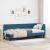 Cadru de pat colțar cu headboard albastru 80 x 200 cm Catifea GartenMobel Dekor
