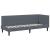 Cadru de pat colțar cu headboard Gri închis 80 x 200 cm Catifea GartenMobel Dekor