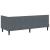 Cadru de pat colțar cu headboard Gri închis 80 x 200 cm Catifea GartenMobel Dekor