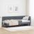 Cadru de pat colțar cu headboard Gri închis 80 x 200 cm Catifea GartenMobel Dekor