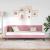 Cadru de pat colțar cu headboard Roz 80 x 200 cm Catifea GartenMobel Dekor