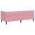 Cadru de pat colțar cu headboard Roz 80 x 200 cm Catifea GartenMobel Dekor