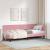 Cadru de pat colțar cu headboard Roz 80 x 200 cm Catifea GartenMobel Dekor