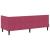 Cadru de pat colțar cu headboard bordo 80 x 200 cm Catifea GartenMobel Dekor