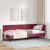 Cadru de pat colțar cu headboard bordo 80 x 200 cm Catifea GartenMobel Dekor