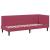 Cadru de pat colțar cu headboard bordo 80 x 200 cm Catifea GartenMobel Dekor