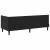Cadru de pat colțar cu headboard Negru 80 x 200 cm Catifea GartenMobel Dekor
