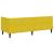 Cadru de pat colțar cu headboard Galben 80 x 200 cm Catifea GartenMobel Dekor