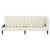 Cadru de pat colțar cu headboard Crem 80 x 200 cm Catifea GartenMobel Dekor