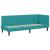 Cadru de pat colțar cu headboard Turcoaz 80 x 200 cm Catifea GartenMobel Dekor