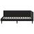 Cadru de pat colțar cu headboard Negru 90 x 190 cm Catifea GartenMobel Dekor