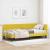 Cadru de pat colțar cu headboard Galben 90 x 190 cm Catifea GartenMobel Dekor