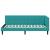 Cadru de pat colțar cu headboard Turcoaz 90 x 190 cm Catifea GartenMobel Dekor