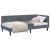 Cadru de pat colțar cu headboard Gri închis 90 x 200 cm Catifea GartenMobel Dekor