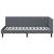 Cadru de pat colțar cu headboard Gri închis 90 x 200 cm Catifea GartenMobel Dekor