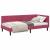 Cadru de pat colțar cu headboard bordo 90 x 200 cm Catifea GartenMobel Dekor