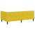 Cadru de pat colțar cu headboard Galben 90 x 200 cm Catifea GartenMobel Dekor