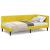 Cadru de pat colțar cu headboard Galben 90 x 200 cm Catifea GartenMobel Dekor