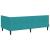 Cadru de pat colțar cu headboard Turcoaz 90 x 200 cm Catifea GartenMobel Dekor