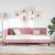 Cadru de pat colțar cu headboard Roz 100 x 200 cm Catifea GartenMobel Dekor