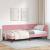 Cadru de pat colțar cu headboard Roz 100 x 200 cm Catifea GartenMobel Dekor
