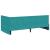 Cadru de pat colțar cu headboard Turcoaz 90 x 190 cm Catifea GartenMobel Dekor