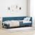 Cadru de pat colțar cu headboard albastru 80 x 200 cm Catifea GartenMobel Dekor