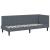 Cadru de pat colțar cu headboard Gri închis 80 x 200 cm Catifea GartenMobel Dekor