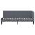 Cadru de pat colțar cu headboard Gri închis 80 x 200 cm Catifea GartenMobel Dekor